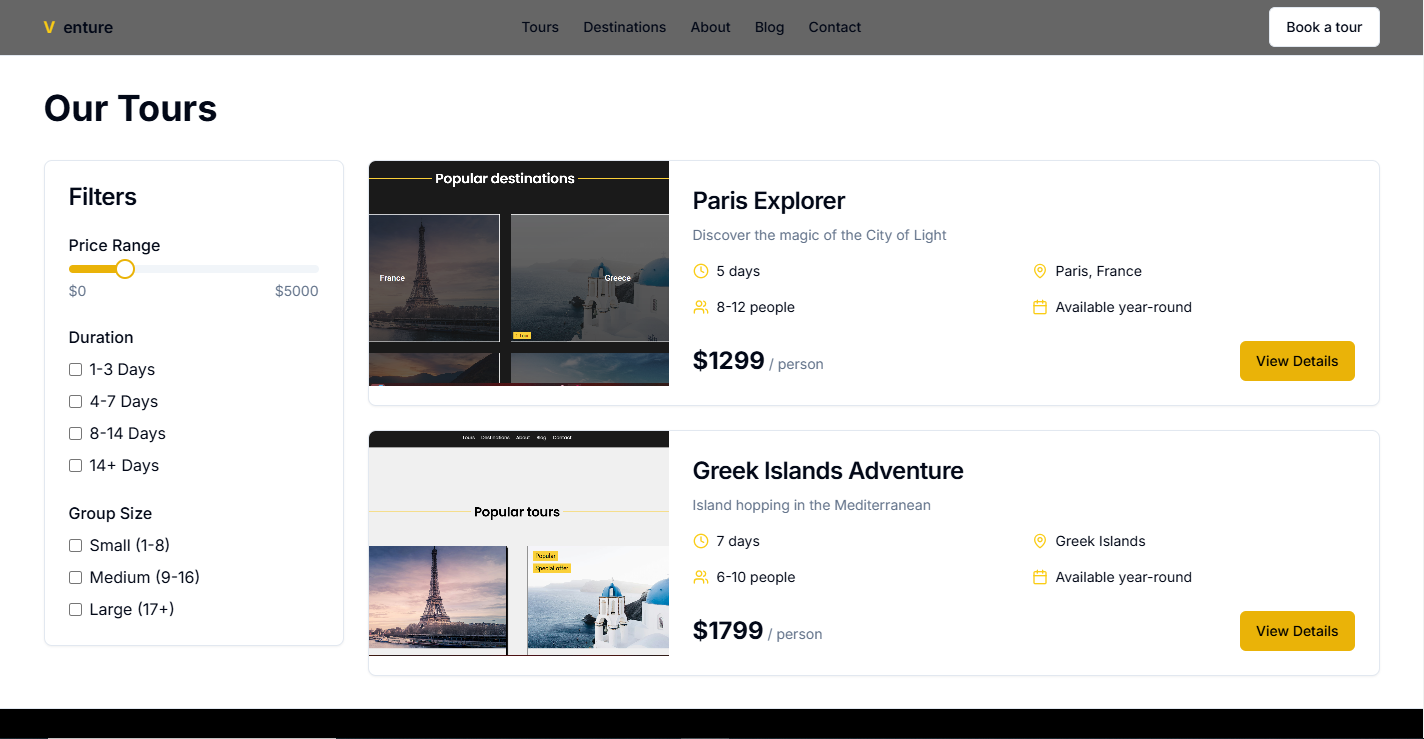 Travel & Tourism Management Platform